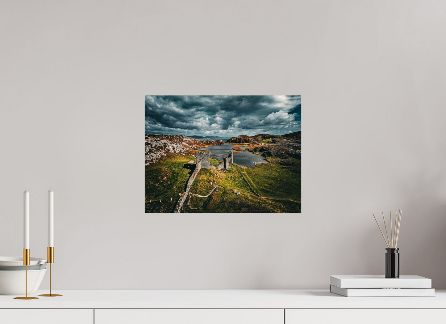 Three Castle Head Print