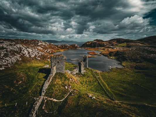 Three Castle Head Print