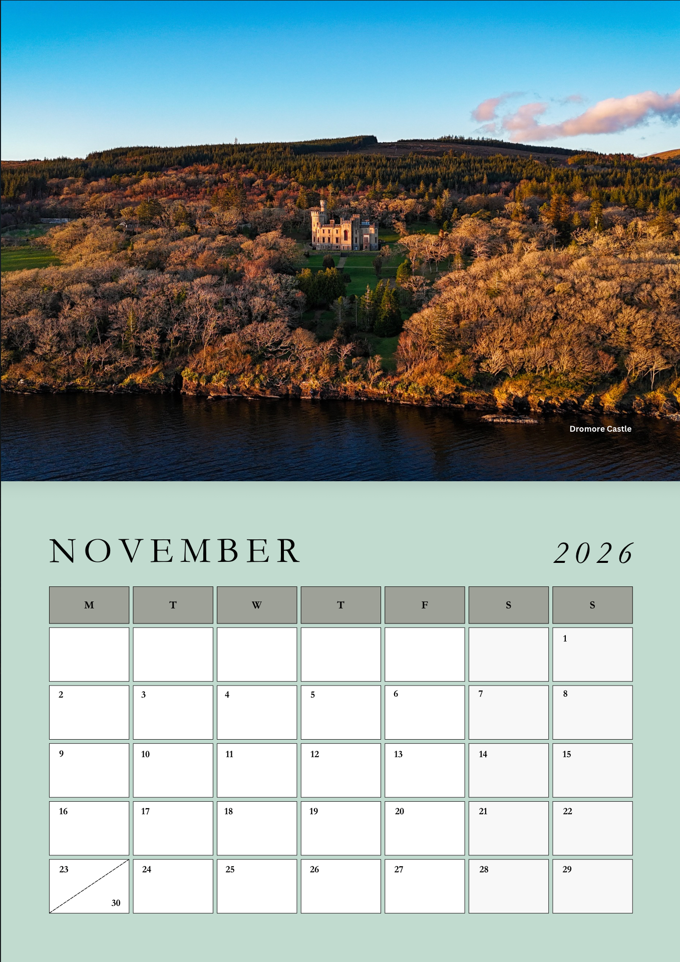 Calendar Pre-Order - The Cinematic Country